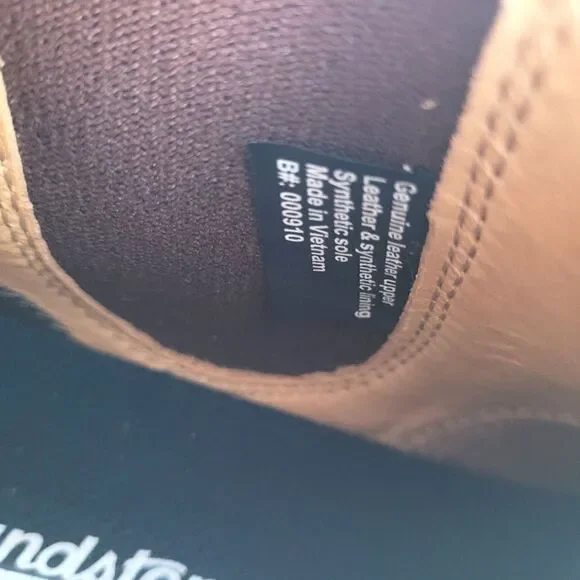 BLUNDSTONE 1974 Stone nubuck ankle womens chelsea boot US size 8.5 - Picture 11 of 16